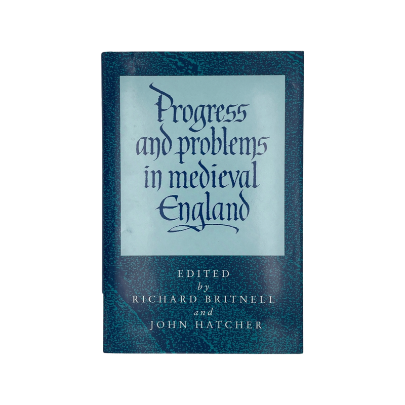 Progress And Problems In Medieval England Britnell Richard & Hatcher John Hardcover Book