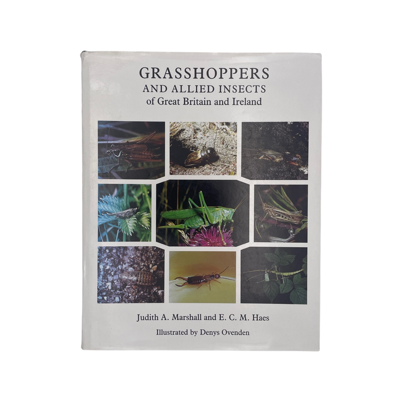 Grasshoppers And Allied Insects Of Great Britain And Ireland Marshall Haes Hardcover Book