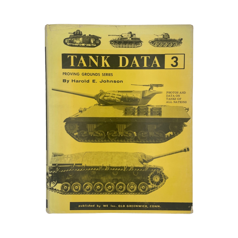 Tank Data 3 Proving Grounds Series; Johnson, Harold E, Hardcover, Book