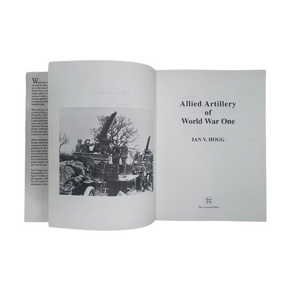 Allied Artillery Of World War One; Hogg, Ian V