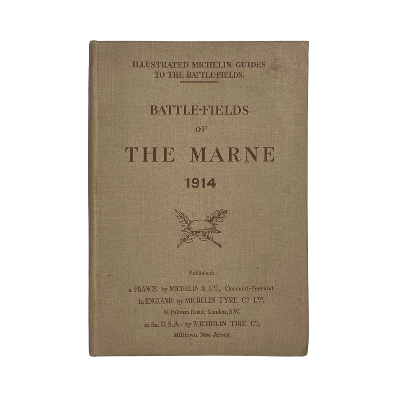 Battle-Fields Of The Marne 1914 Michelin Tyre Company Soft cover Book