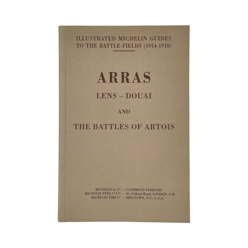 Illustrated Michelin Guides Arras Lens-Douai & The Battles Of Artois Soft cover Book