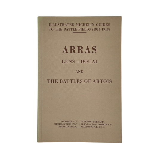 Illustrated Michelin Guides Arras Lens-Douai & The Battles Of Artois Soft cover Book