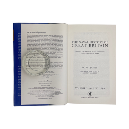 The Naval History Of Great Britain Volume 2; James, W M