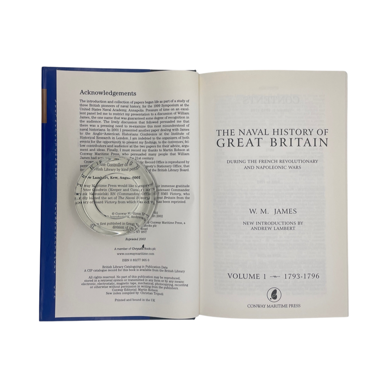 The Naval History Of Great Britain Volume 1; James, W M