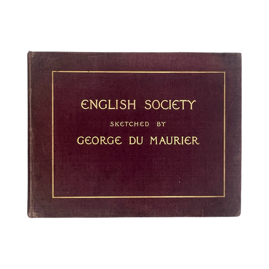 English Society Du Maurier George Hardcover Book