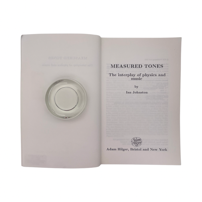 Measured Tones, The Interplay Of Physics And Music; Johnston, Ian