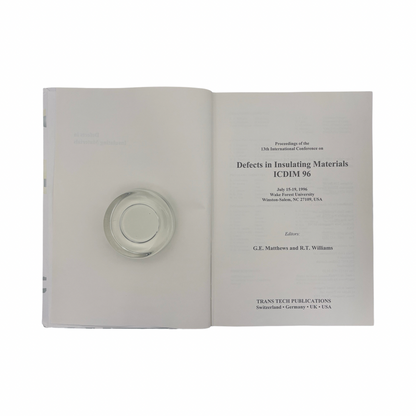 Defects In Insulating Materials ICDIM 96; Matthews, G E.; Williams, R T