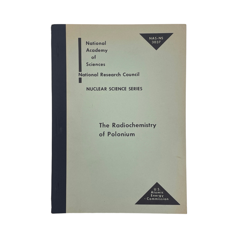 The Radiochemistry Of Polonium; Figgins, P E, Softcover, Book