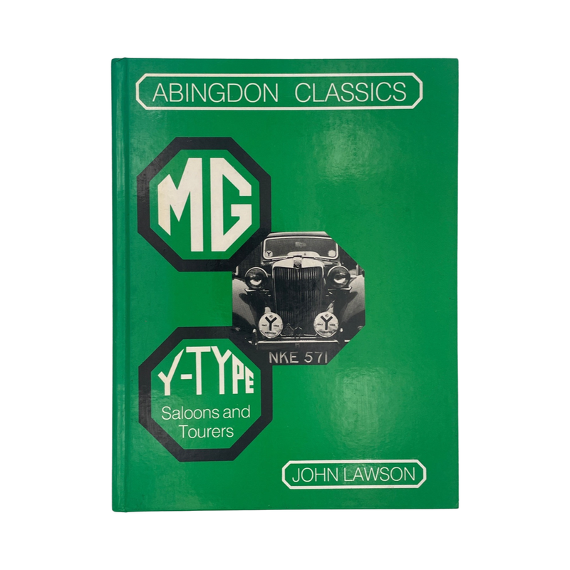 MG Y-Type Saloons & Tourers Lawson John Hardcover Book