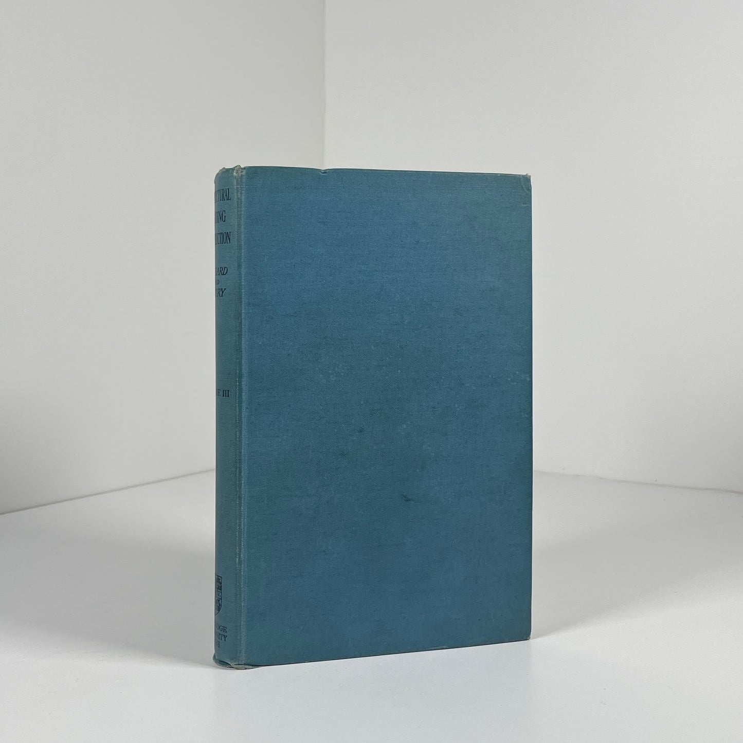 Architectural Building Construction Volume 3; Jaggard, Walter R; Drury, Francis E.