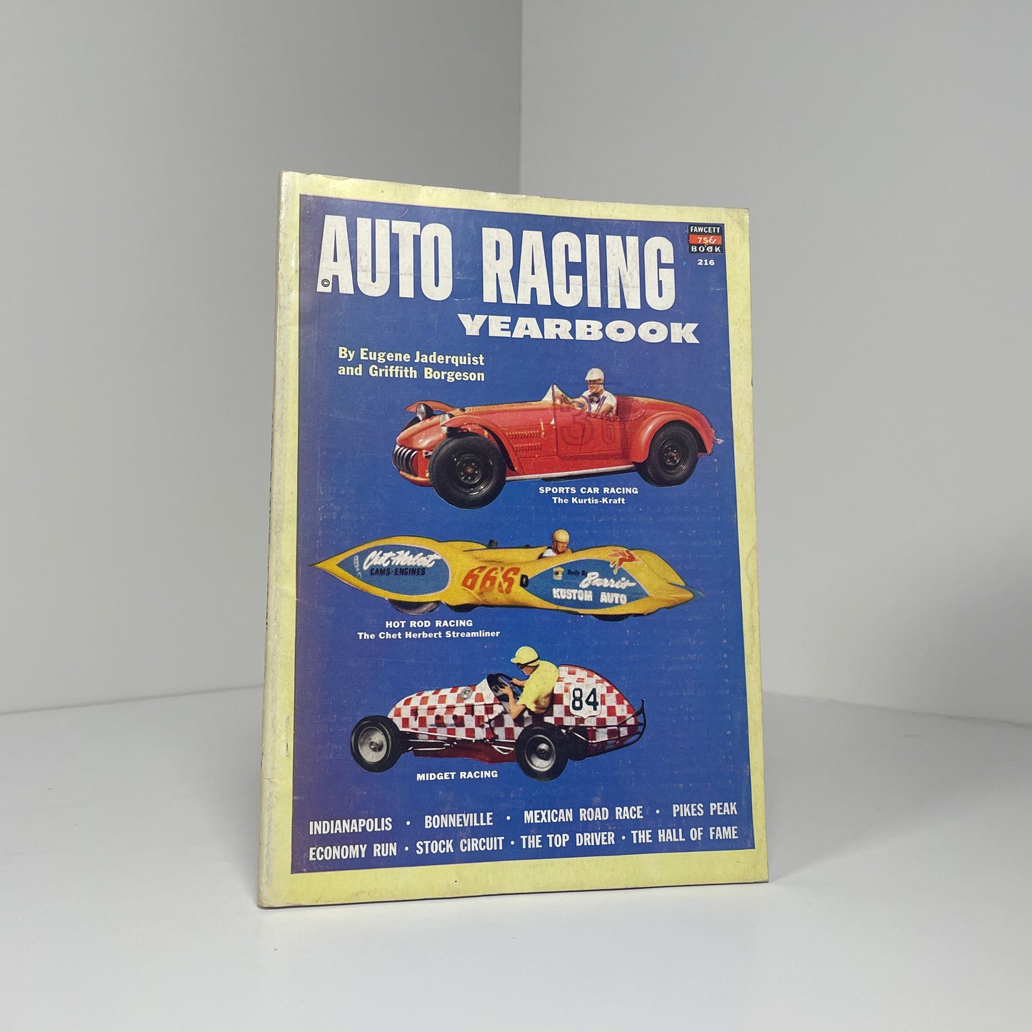 Auto Racing Yearbook No 216; Jaderquist, Eugene; Borgeson, Griffith