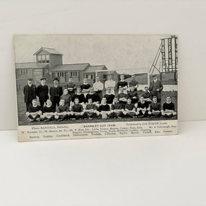 Barnsley Cup Team c.1910 Football Club RPPC Postcard;