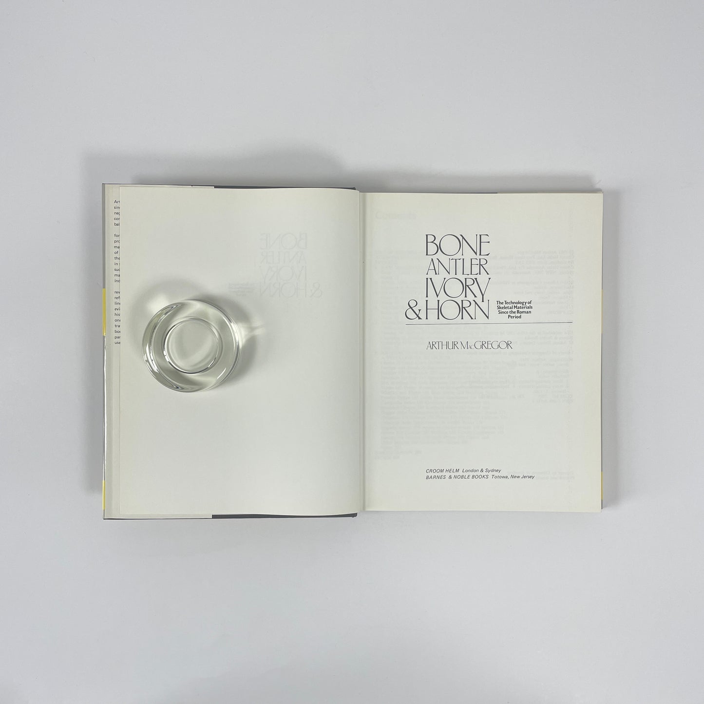 Bone Antler Ivory & Horn, The Technology Of Skeletal Materials Since The Roman Period; MacGregor, Arthur