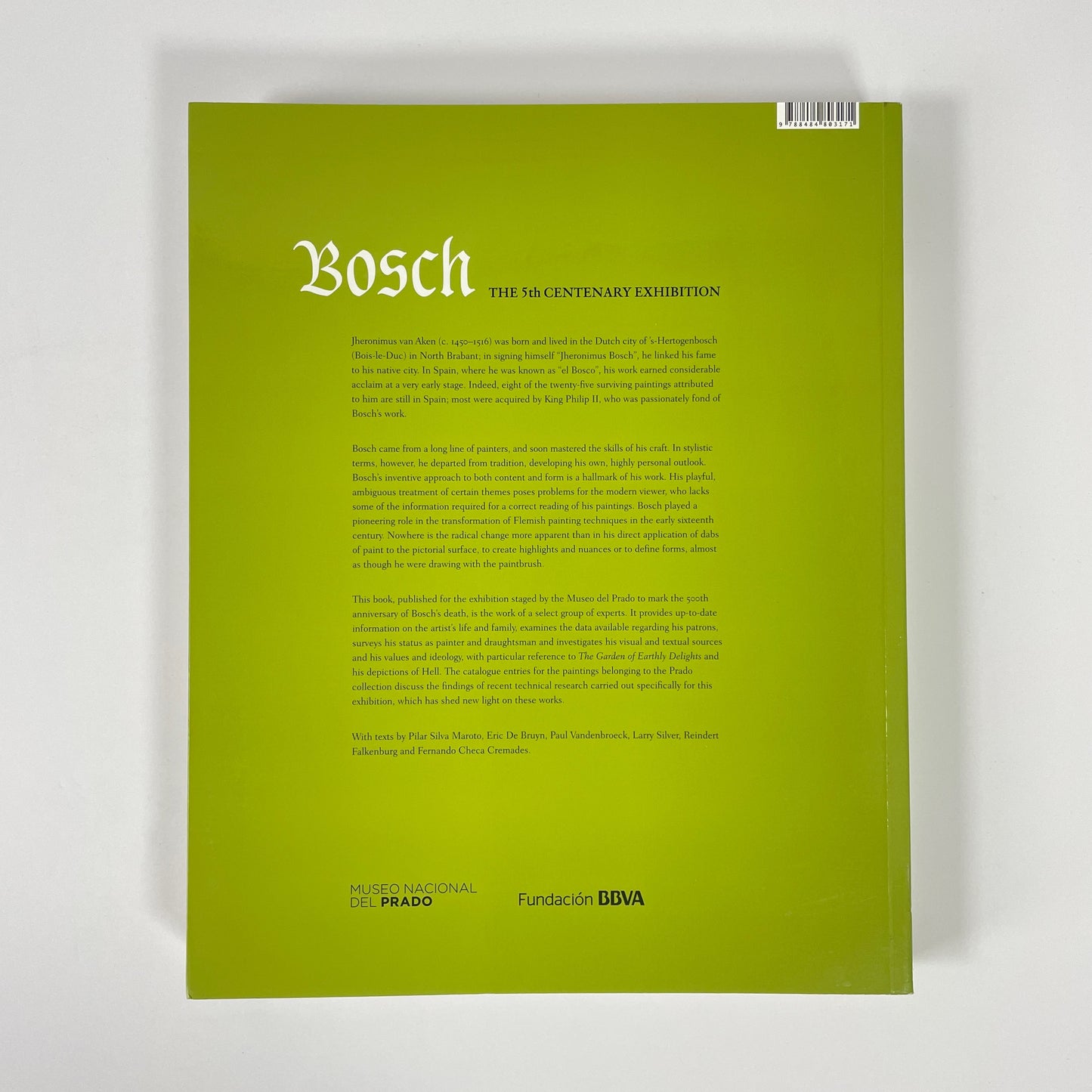 Bosch, The 5th Century Exhibition; Maroto, Pilar Silva