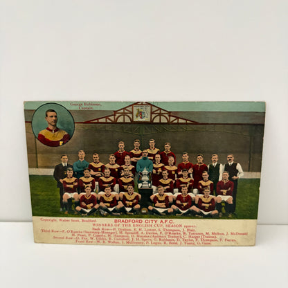 Bradford City Association Football Club 1910 - 11 FA Cup Winners Postcard;