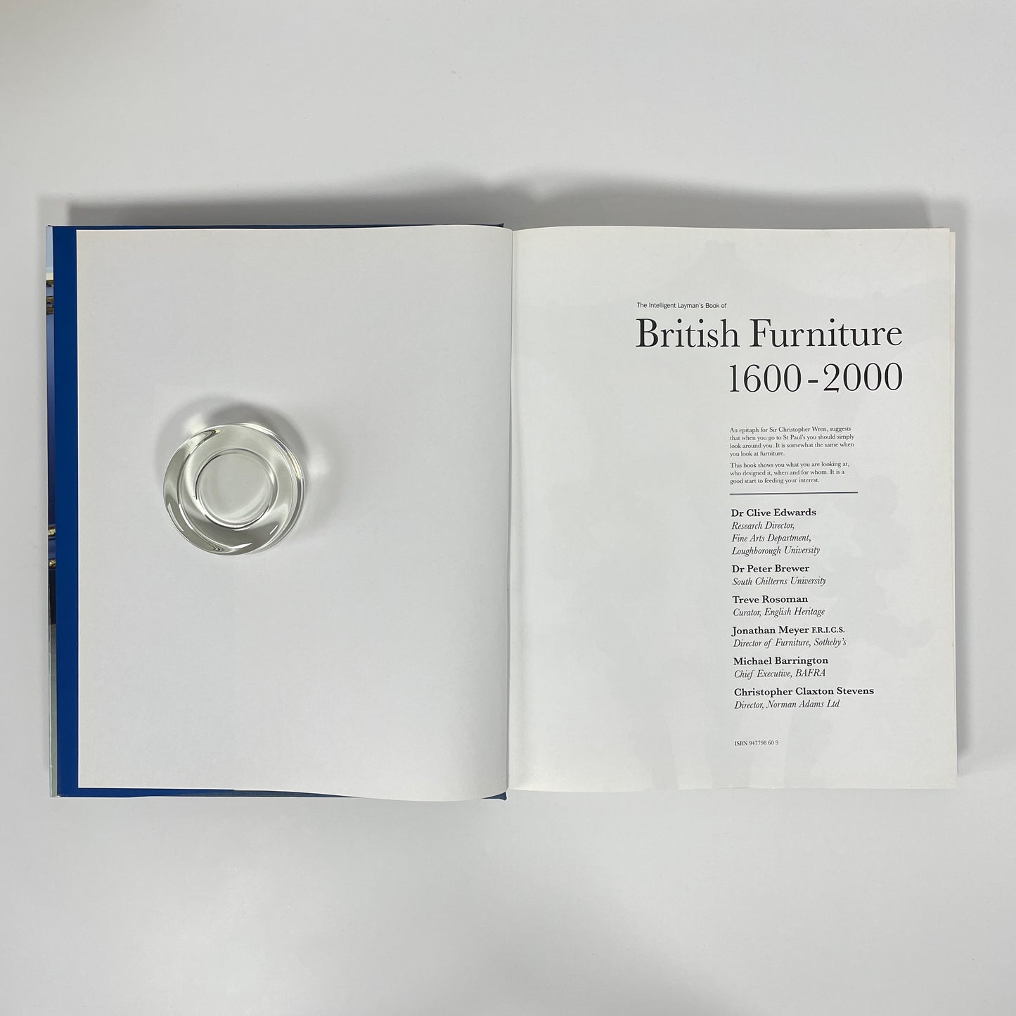 British Furniture 1600-2000; Edwards, Dr Clive