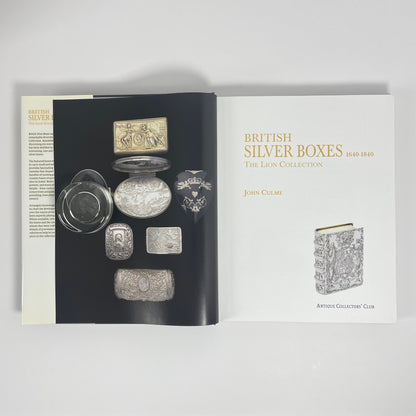 British Silver Boxes 1640-1840, The Lion Collection; Culme, John