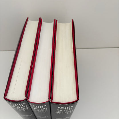 British Trial Drivers Their Cars And Awards 3 Volume Set 1902 - 1914, 1919 - 1928 And 1929 - 1939; Cowbourne, Donald