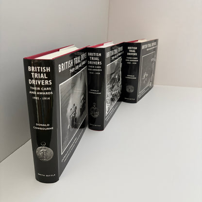 British Trial Drivers Their Cars And Awards 3 Volume Set 1902 - 1914, 1919 - 1928 And 1929 - 1939; Cowbourne, Donald