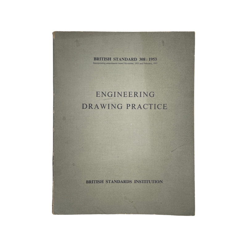 British Standard Engineering Drawing Practice 308, 1953