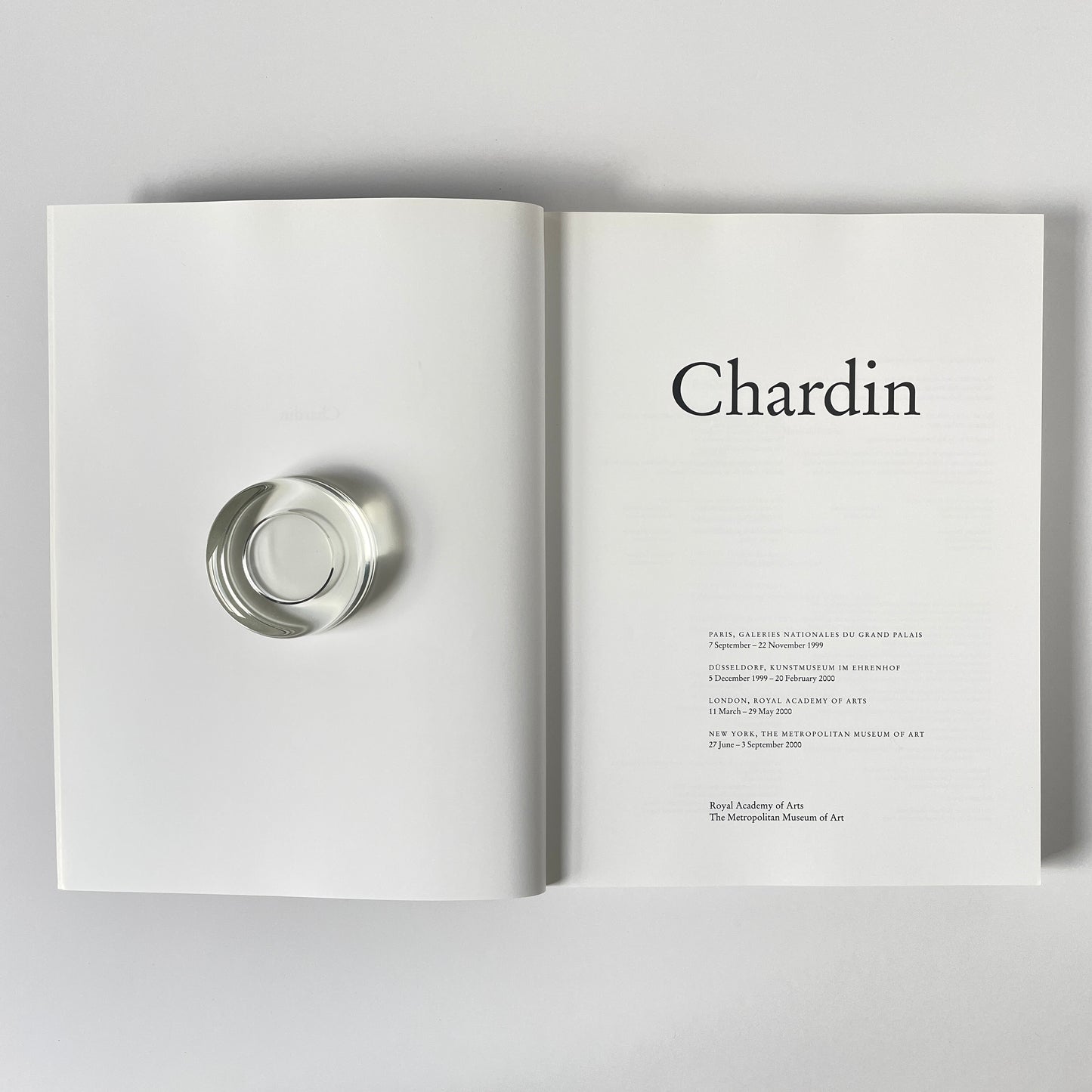 Chardin, Exhibition Royal Academy Of Arts 11th March - 29th May 2000; Rosenberg