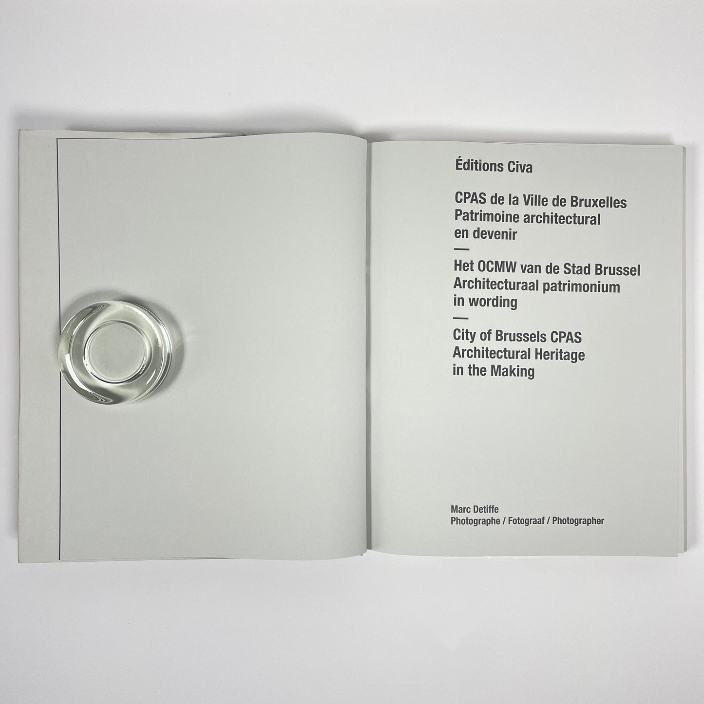 City Of Brussels CPAS Architectural Heritage In The Making; Pourtois, Christophe