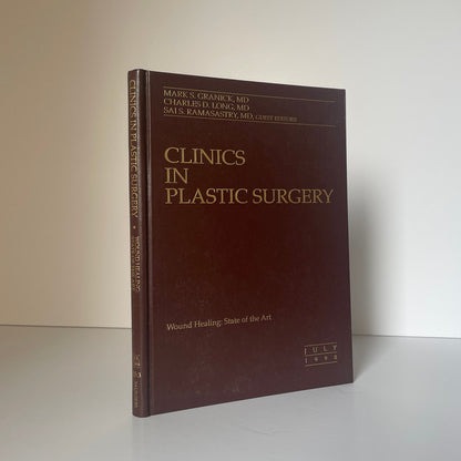 Clinics In Plastic Surgery July 1998 Vol 25 No 3 Granick Long Ramasastry Hardcover Book