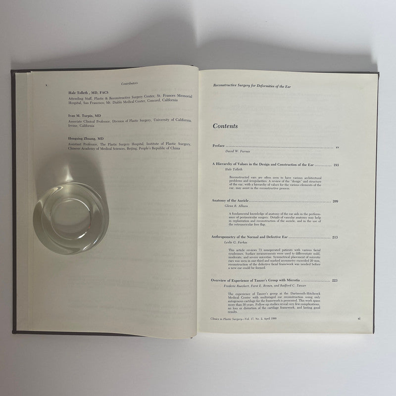 Clinics In Plastic Surgery Vol 17 No 2 Apr 1990, Deformities Of The Ear; Furnas