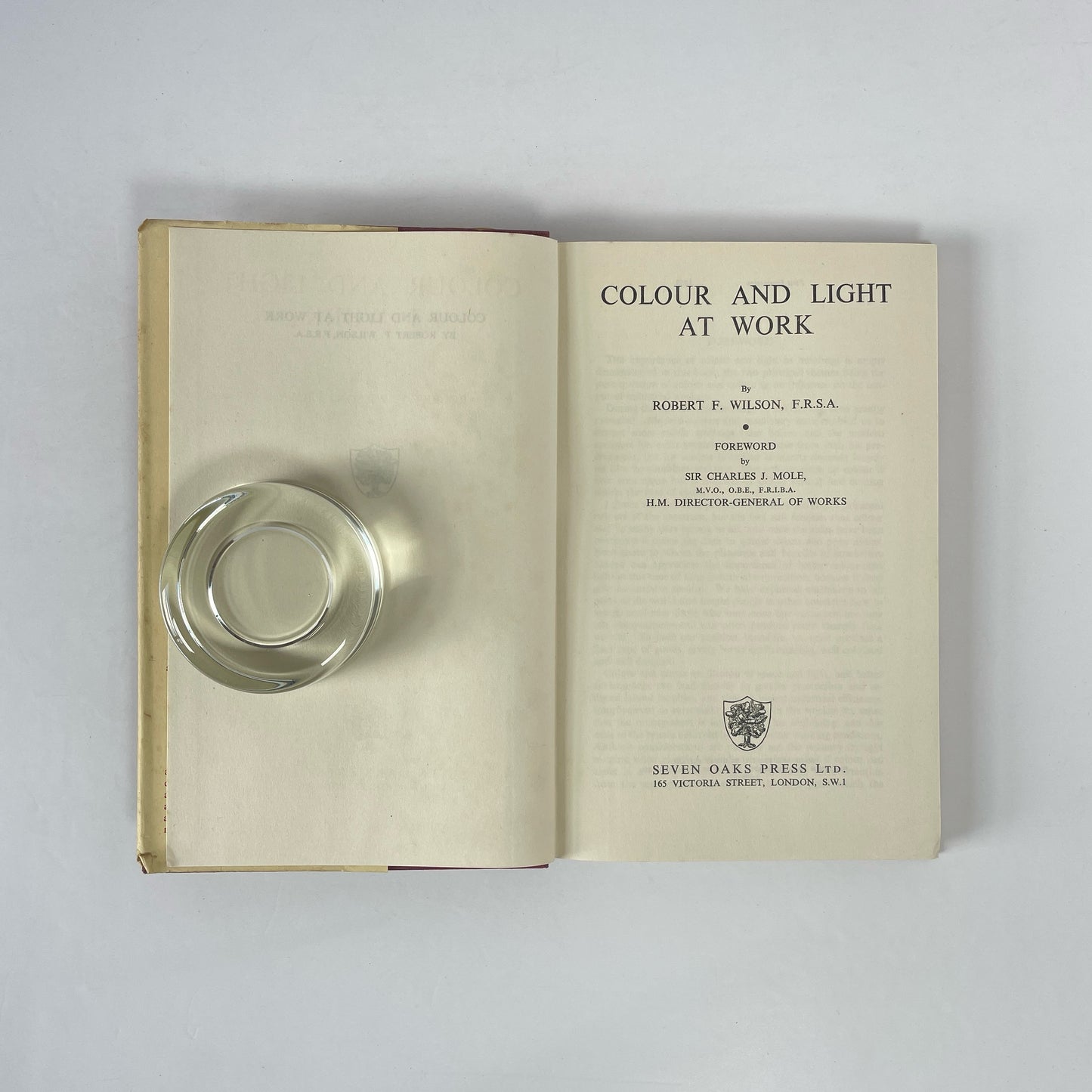 Colour And Light At Work; Wilson, Robert F