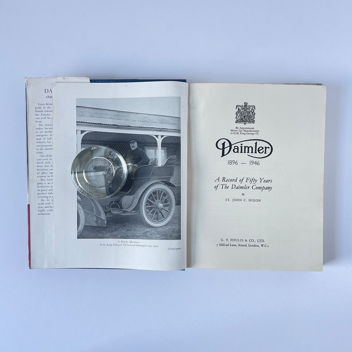 Daimler 1896 To 1946, 50 Years Of The Daimler Company; Nixon, St John C