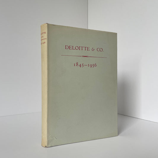 Deloitte & Co 1845-1956 Deloitte Plender Griffiths & Co Hardcover Book