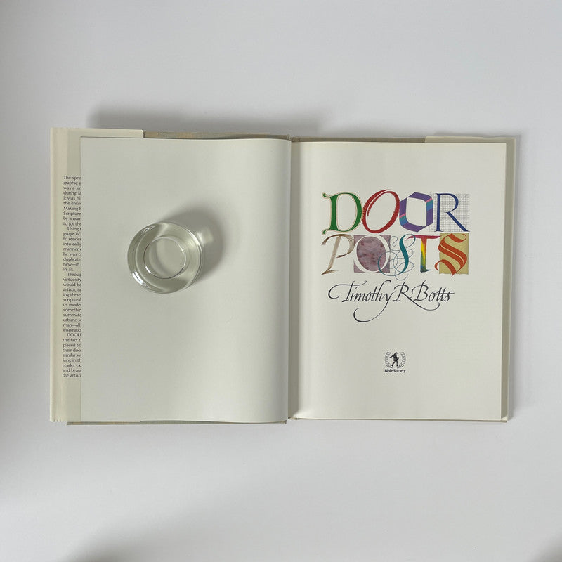 Door Posts, Sixty Calligraphic Renderings Of Bible Passages; Botts, Timothy R