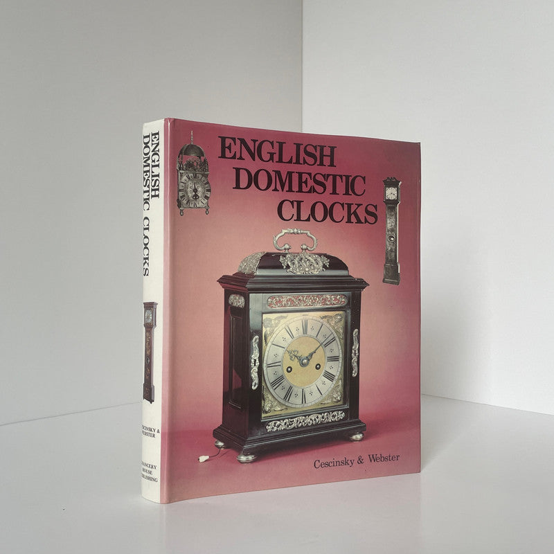 English Domestic Clocks Cescinsky & Webster Hardcover Book