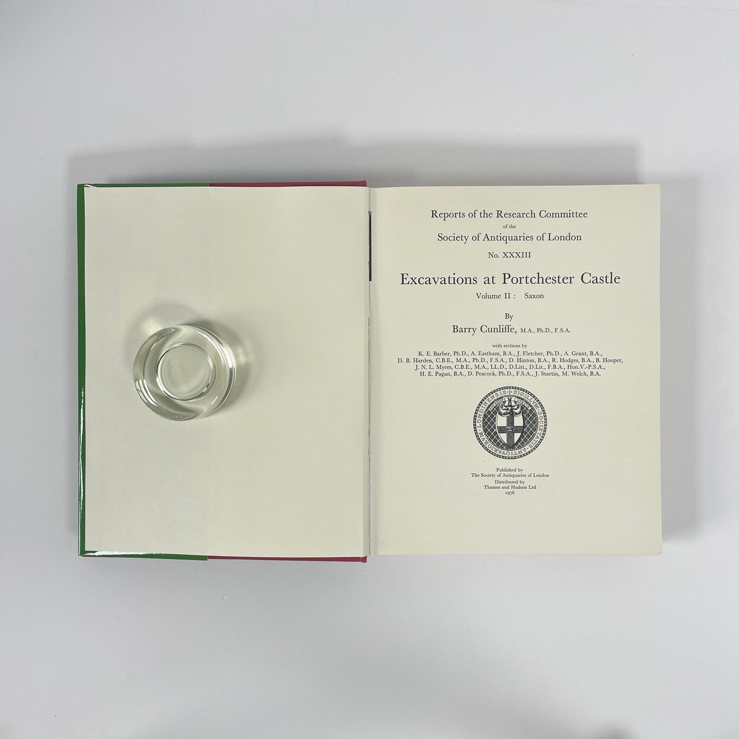 Excavations At Portchester Castle; Cunliffe, Barry