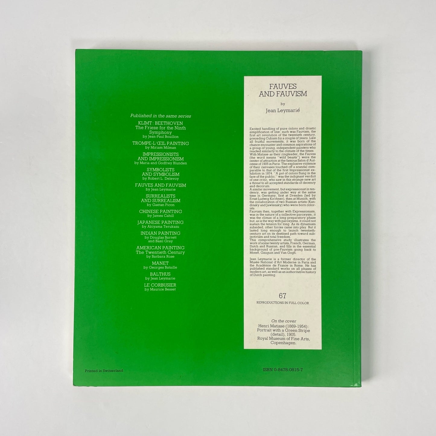 Fauves And Fauvism; Leymarie, Jean