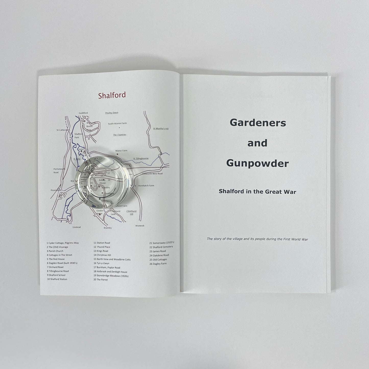 Gardeners And Gunpowder, Shalford In The Great War; Dierden, Margaret