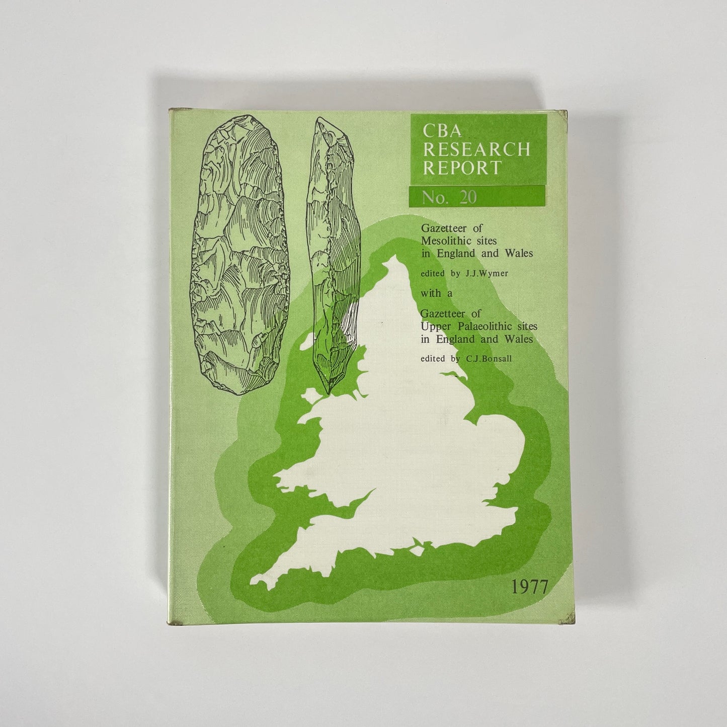 Gazetteer Of Mesolithic Sites In England And Wales, Gazetteer Of Upper Palaeolithic Sites In England And Wales; Wymer, JJ; Bonsall, C J