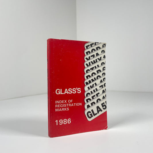 Glass's Index Of Registration Marks 1986; Glass's Guide
