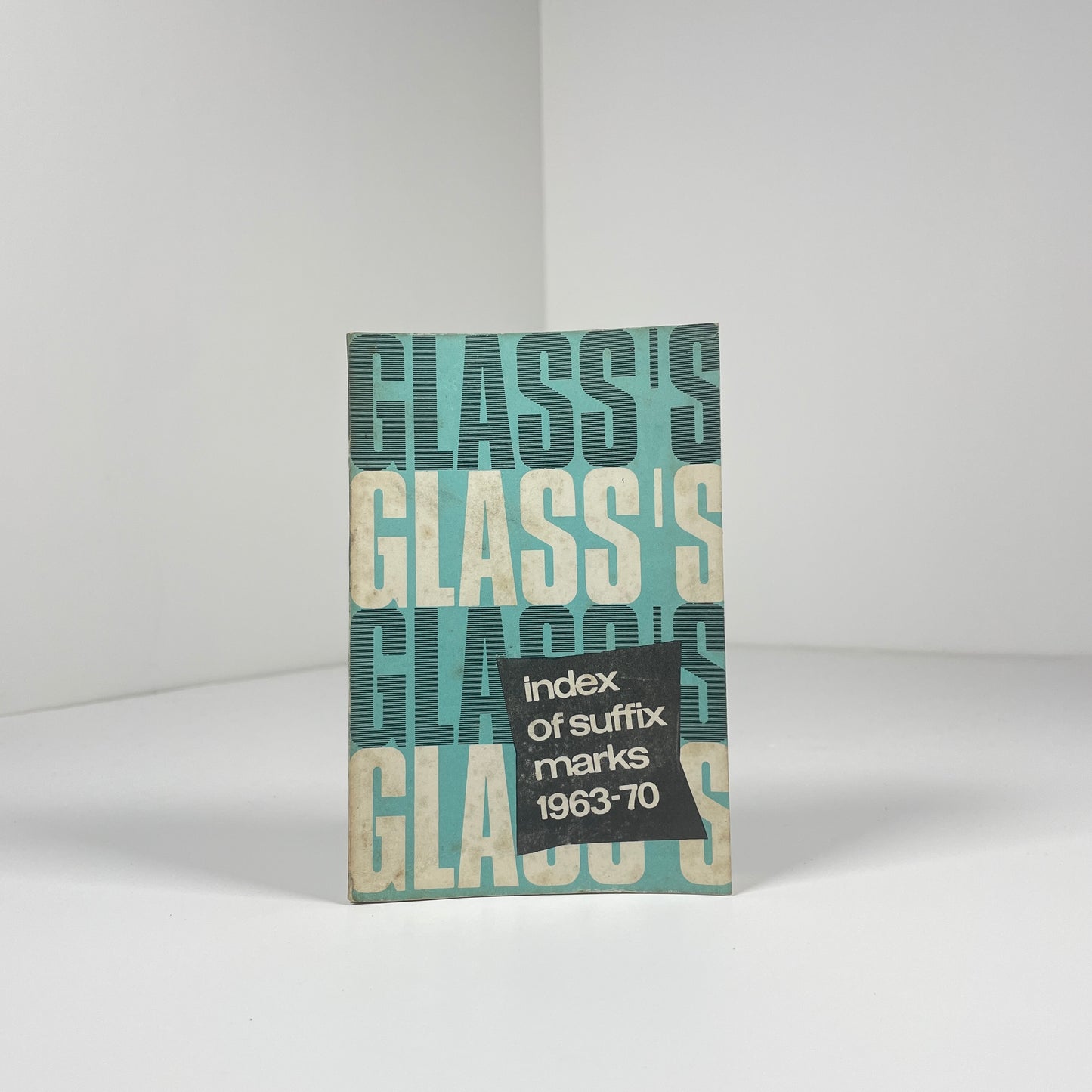Glass's Index Of Suffix Marks 1963 - 70; Glass's Guide
