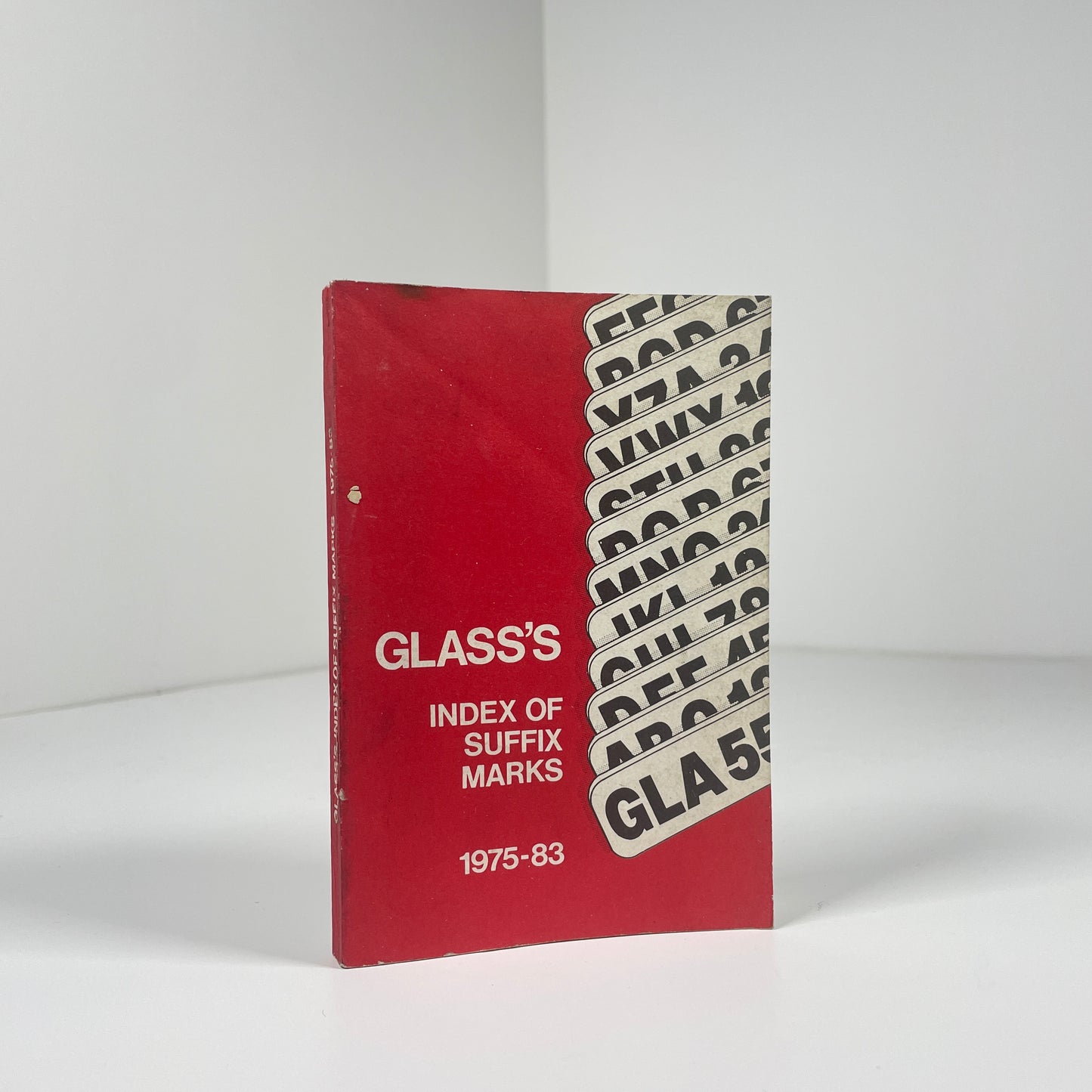 Glass's Index Of Suffix Marks 1975 - 83; Glass's Guide