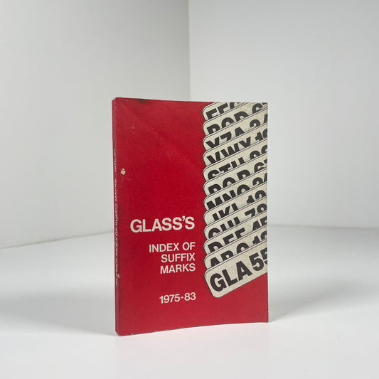 Glass's Index Of Suffix Marks 1975 - 83; Glass's Guide