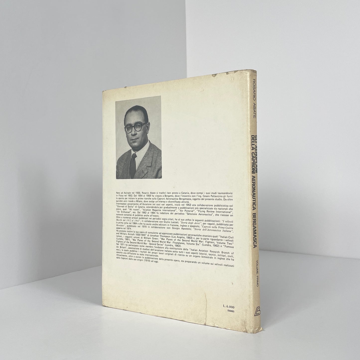 Gli Aeroplani Della Caproni Aeronautica Bergamasca 1920-1946; Abate, Rosario