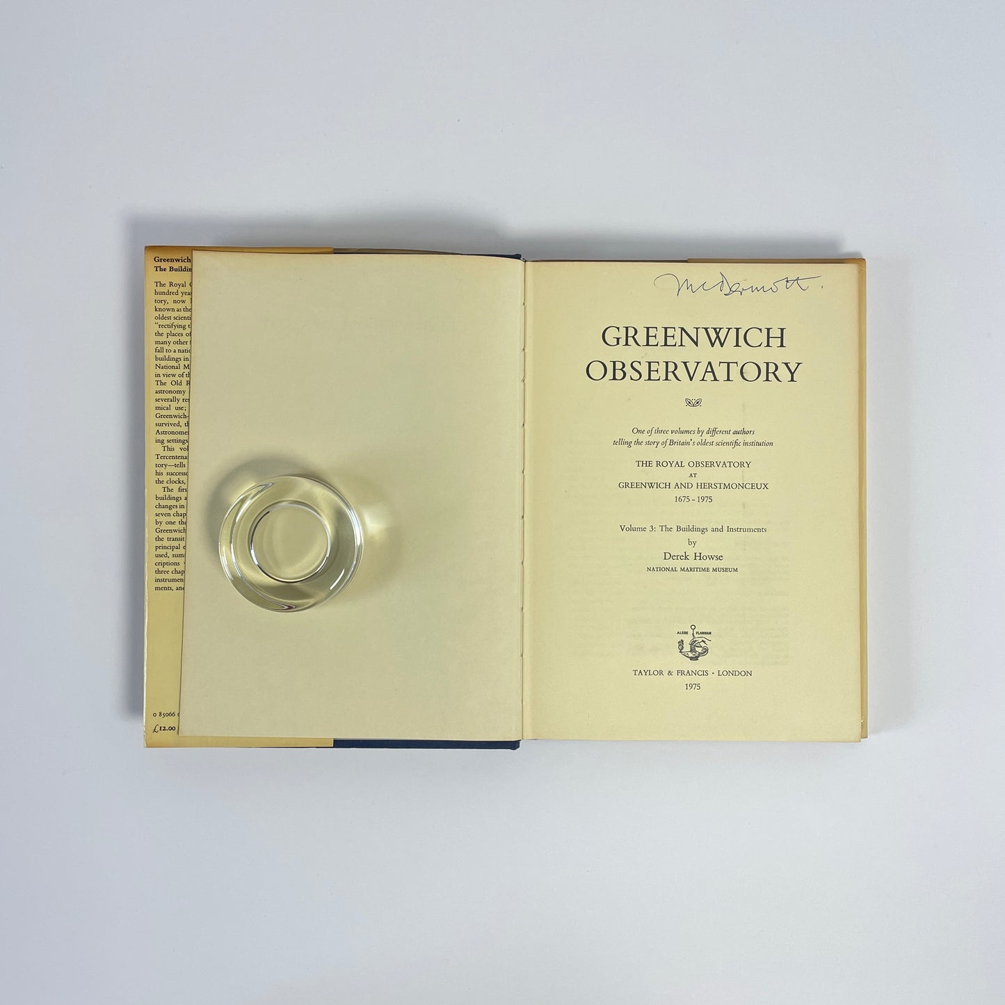 Greenwich Observatory, Volume 3: The Buildings And Instruments; Howse, Derek