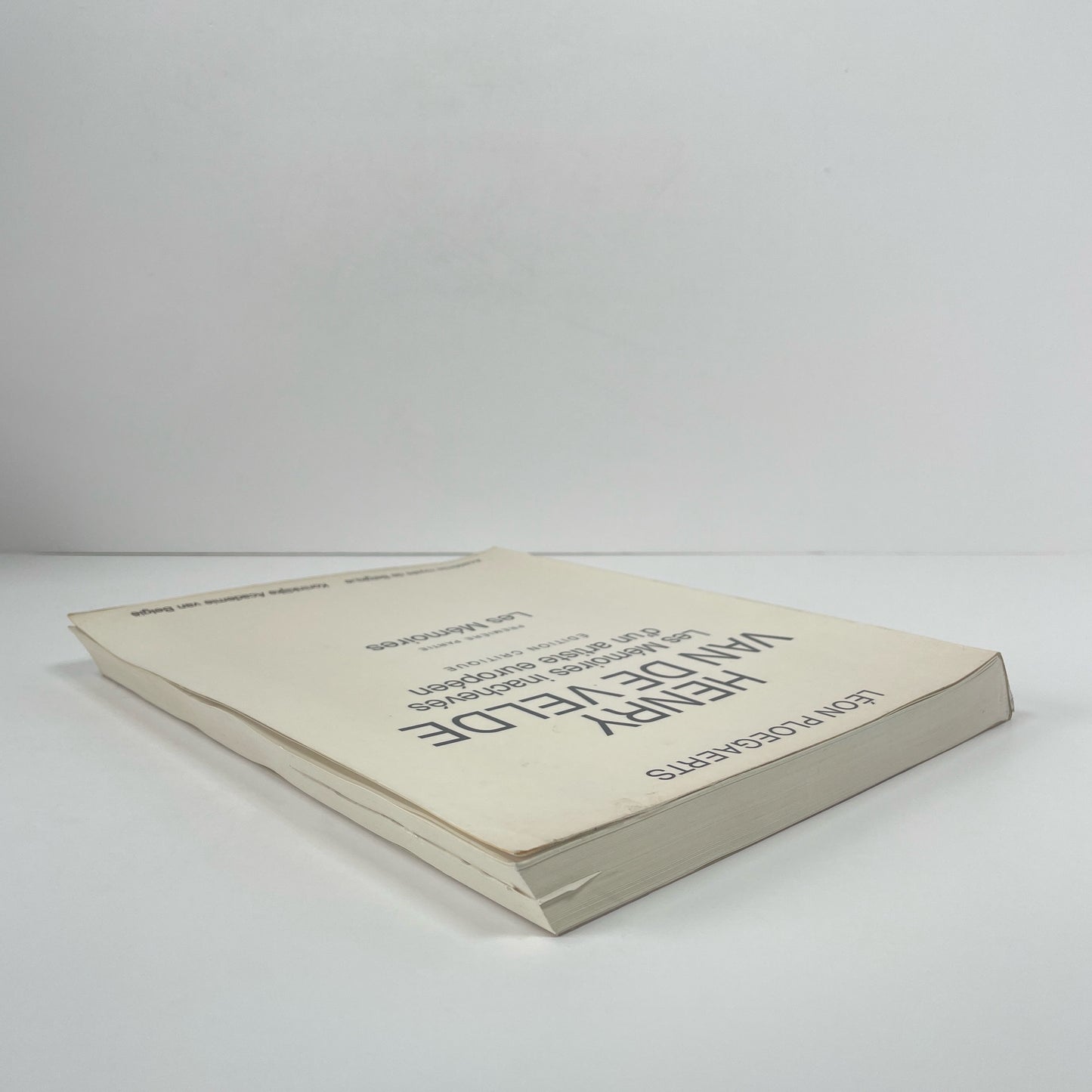Henry Van De Velde, Les Mémoires Inachevés D'un Artiste Européen, Volumes 1 & 2; Ploegaerts, Léon