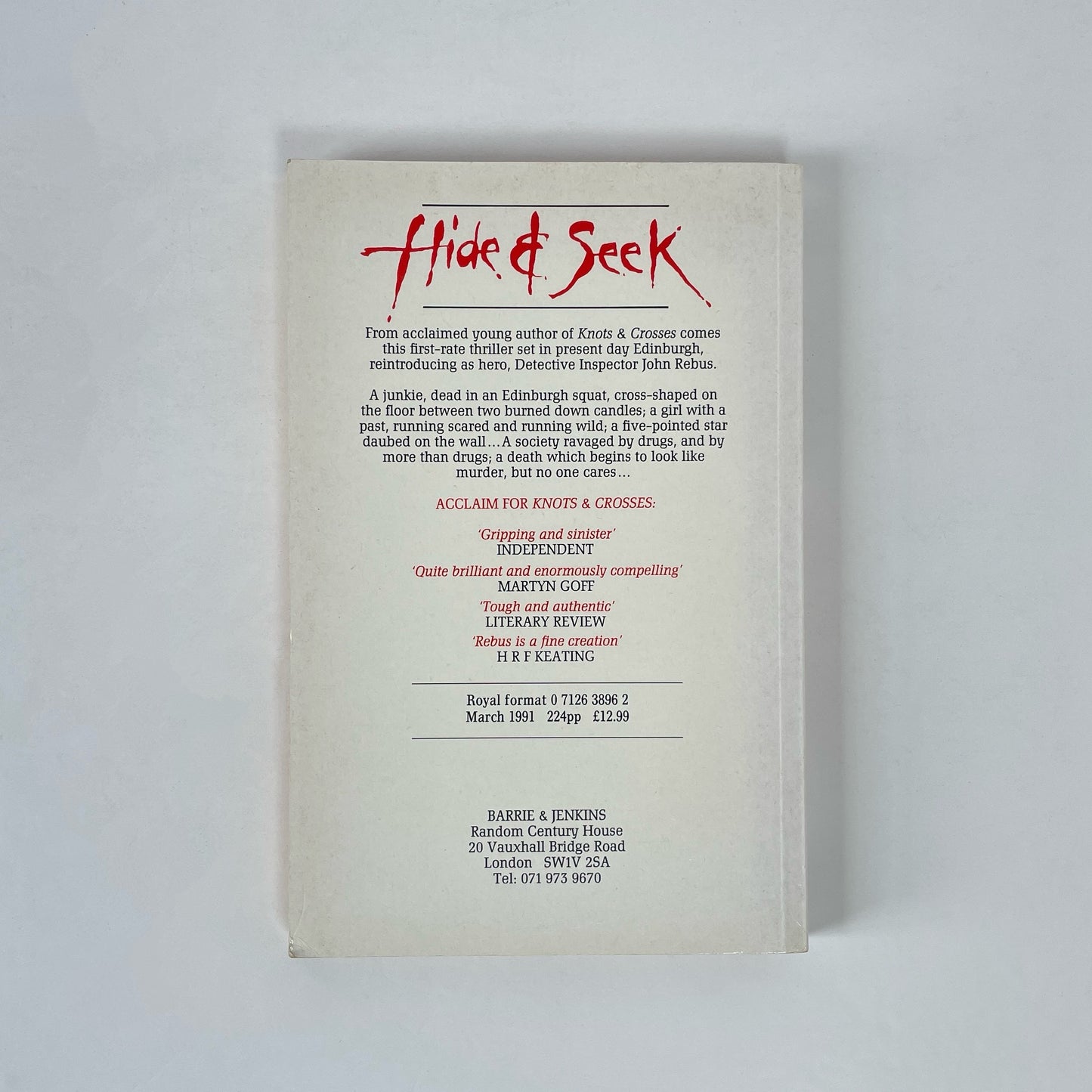 Hide & Seek; Rankin, Ian