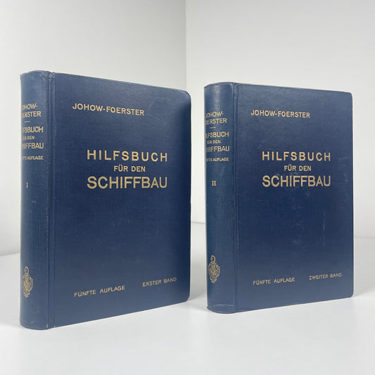 Hilfsbuch Fur Den Schiffbau  (Help Book For Ship Building - 2 Volume Set); Foerster, Dr-Ing E.