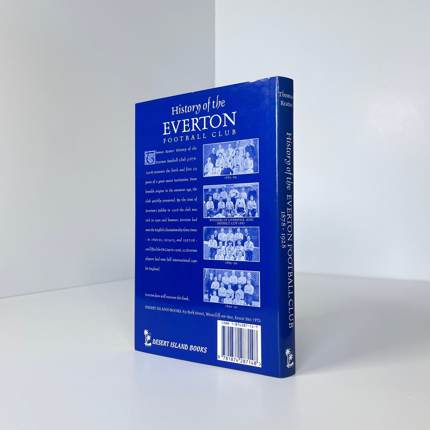 History Of The Everton Football Club 1878-1928 A Jubilee History; Keates, Thomas