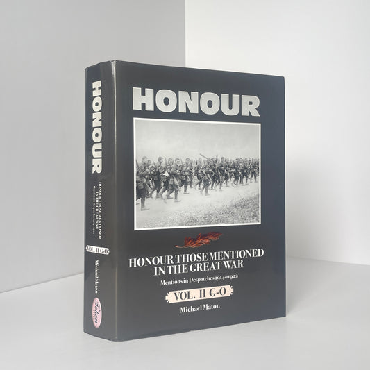 Honour Those Mentioned In The Great War (Vol 2) G-O Mentions In Despatches 1914-1922; Maton, Michael