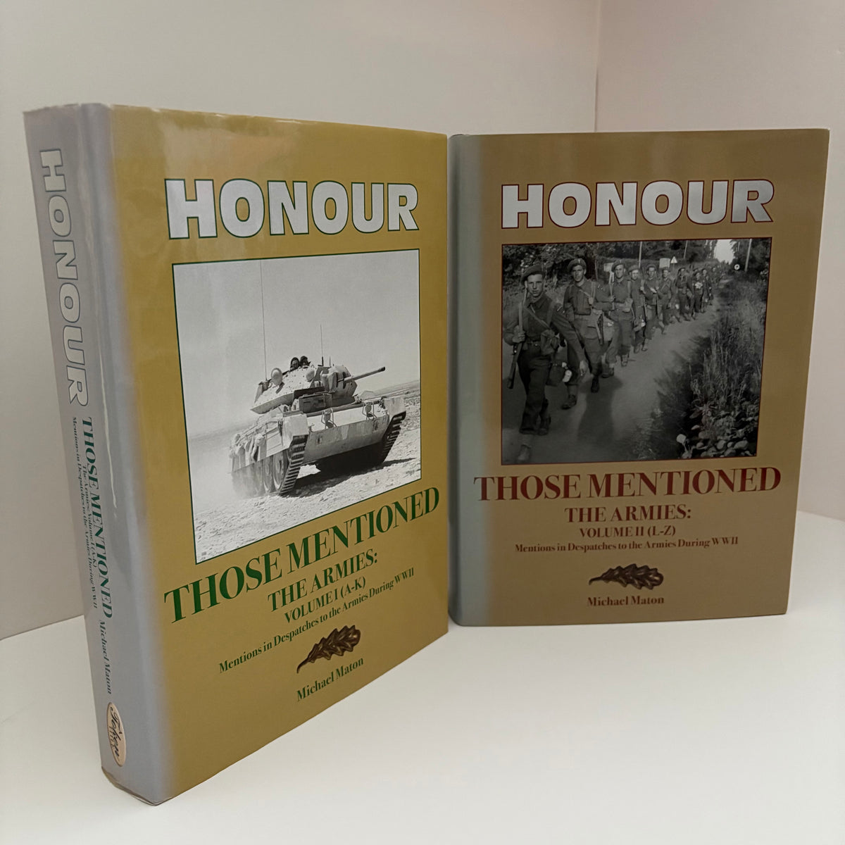 Honour Those Mentioned The Armies (2 Volume Set); Maton, Michael